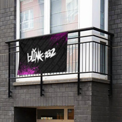 Флаг-баннер Blink 182 rock legends по-горизонтали - фото 2