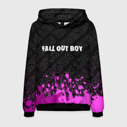 Мужская толстовка 3D Fall Out Boy rock legends посередине
