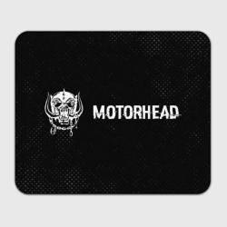 Прямоугольный коврик для мышки Motorhead glitch на темном фоне по-горизонтали