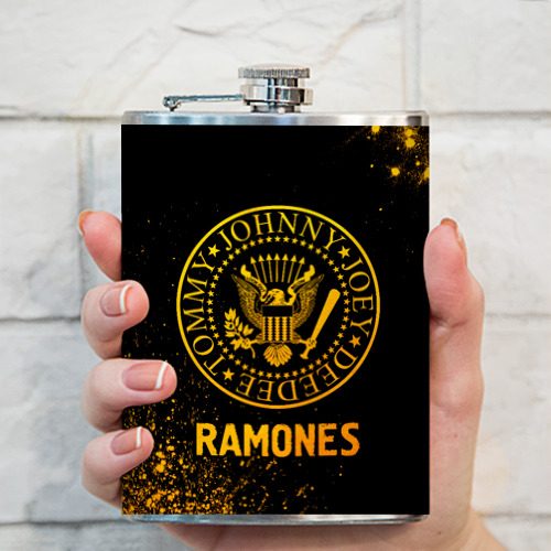 Фляга Ramones - gold gradient - фото 3
