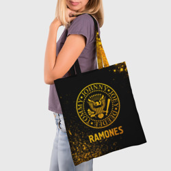 Шоппер 3D Ramones - gold gradient - фото 2