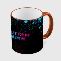 Bullet For My Valentine - neon gradient по-горизонтали – Кружка с полной запечаткой с принтом купить