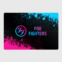 Магнитный плакат 3Х2 Foo Fighters - neon gradient по-горизонтали
