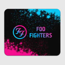 Прямоугольный коврик для мышки Foo Fighters - neon gradient по-горизонтали