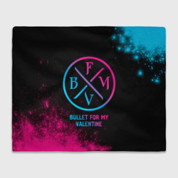 Плед 3D Bullet For My Valentine - neon gradient