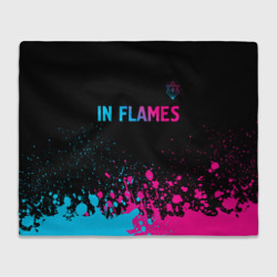 Плед 3D In Flames - neon gradient посередине