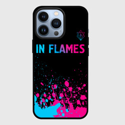 Чехол для iPhone 13 Pro In Flames - neon gradient посередине