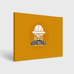 Холст прямоугольный Basketball - кольцо и мяч