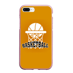 Чехол для iPhone 7Plus/8 Plus матовый Basketball - кольцо и мяч