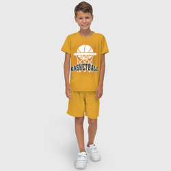 Детский костюм с шортами 3D Basketball - кольцо и мяч - фото 2