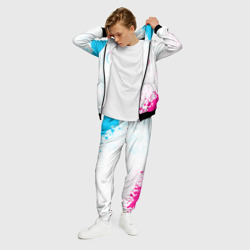 Мужской костюм 3D Skillet neon gradient style вертикально - фото 2