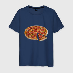 Пицца вариант второй – Мужская футболка хлопок с принтом купить со скидкой в -20%