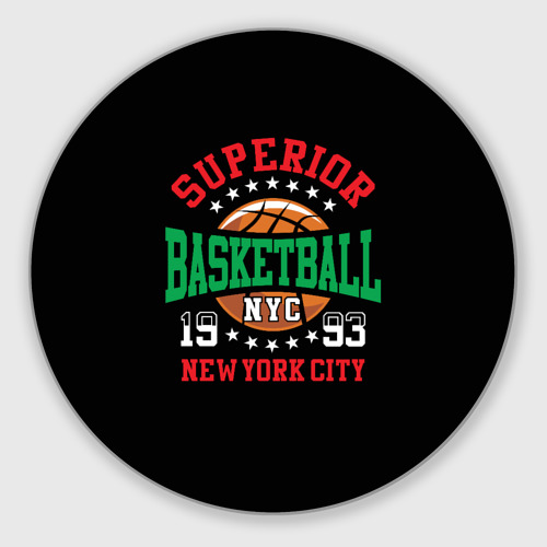 Круглый коврик для мышки Superior basketball