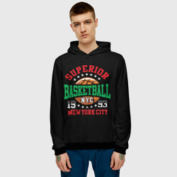 Мужская толстовка 3D Superior basketball - фото 2