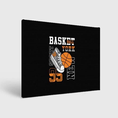 Холст прямоугольный Basketball New York
