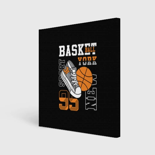 Холст квадратный Basketball New York