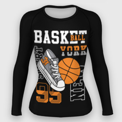 Женский рашгард 3D Basketball New York