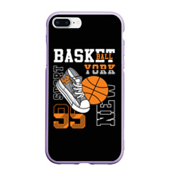 Чехол для iPhone 7Plus/8 Plus матовый Basketball New York