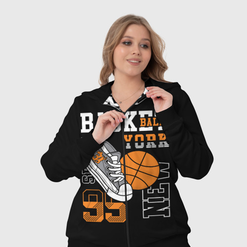 Женский костюм 3D Basketball New York, цвет черный - фото 7
