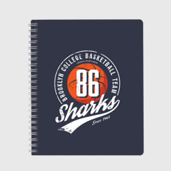 Тетрадь Basketball sharks