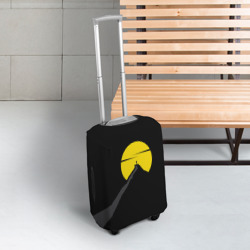 Чехол для чемодана 3D Путник на закате - минимализм - фото 2