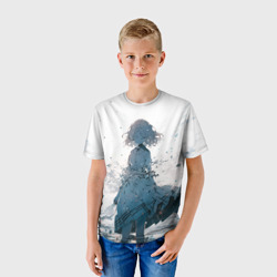Детская футболка 3D Безликая дева - фото 2