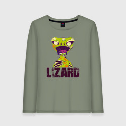 Женский лонгслив хлопок Lizard monster