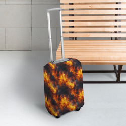 Чехол для чемодана 3D Пламя огня паттерн - фото 2