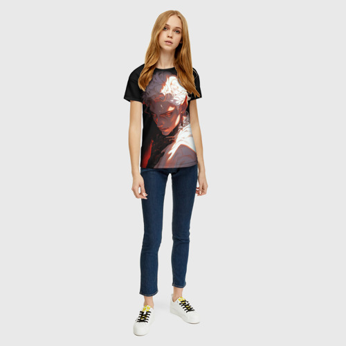 Женская футболка 3D с принтом Астарион из балдурс гейт 3, вид сбоку #3
