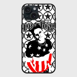 Чехол силиконовый для Apple iPhone 15 матовый The Prodigy Keith Flint firestarter
