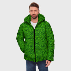 Мужская зимняя куртка 3D Шрек паттерн - фото 2