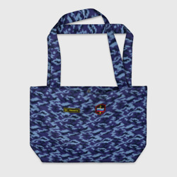 Пляжная сумка 3D Камуфляж синий - Никита