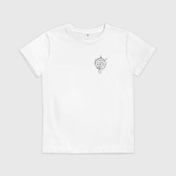 Детская футболка хлопок Знак на спине Astarion - черный