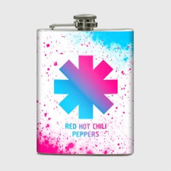 Фляга Red Hot Chili Peppers neon gradient style