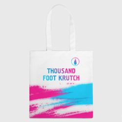 Шоппер 3D Thousand Foot Krutch neon gradient style посередине