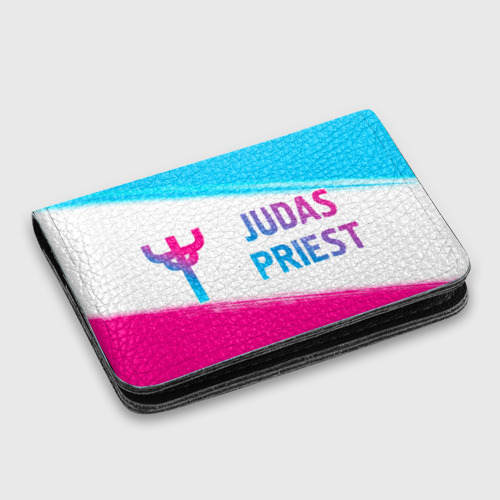 Картхолдер с принтом Judas Priest neon gradient style по-горизонтали