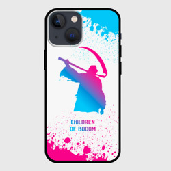 Чехол для iPhone 13 mini Children of Bodom neon gradient style