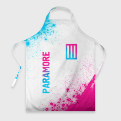 Фартук 3D Paramore neon gradient style вертикально