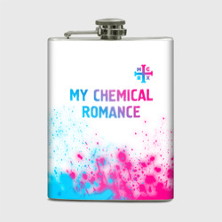 Фляга My Chemical Romance neon gradient style посередине