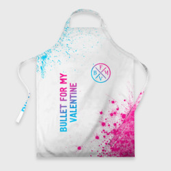 Фартук 3D Bullet For My Valentine neon gradient style вертикально