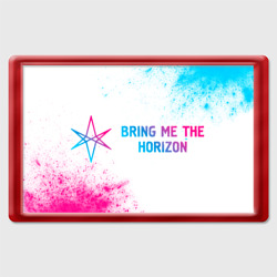 Магнит 45*70 Bring Me the Horizon neon gradient style по-горизонтали