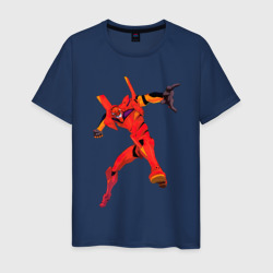 Аска пилот био-робота ева 02 – Мужская футболка хлопок с принтом купить со скидкой в -20%