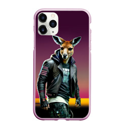 Чехол для iPhone 11 Pro Max матовый Cool kangaroo - ai art