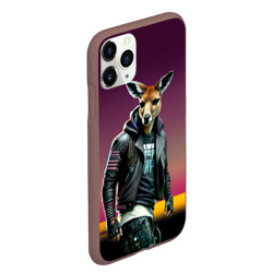 Чехол для iPhone 11 Pro Max матовый Cool kangaroo - ai art - фото 2