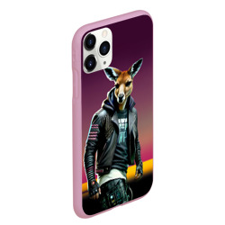 Чехол для iPhone 11 Pro Max матовый Cool kangaroo - ai art - фото 2