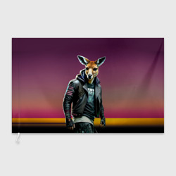 Флаг 3D Cool kangaroo - ai art