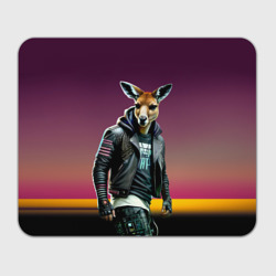 Прямоугольный коврик для мышки Cool kangaroo - ai art