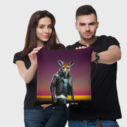 Подушка 3D Cool kangaroo - ai art - фото 2