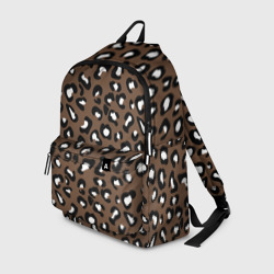 Рюкзак 3D Тёмный леопардовый цвет