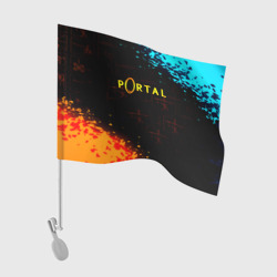 Флаг для автомобиля Portal x Half life